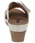GC Shoes Women's Selly Flower Wedge Sandals White Size 8M