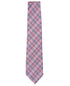 B by Brooks Brothers Men's Cole Plaid Silk Tie Pink One Size