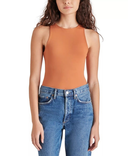Steve Madden Women's Nico Sleeveless Bodysuit Sienna Size S