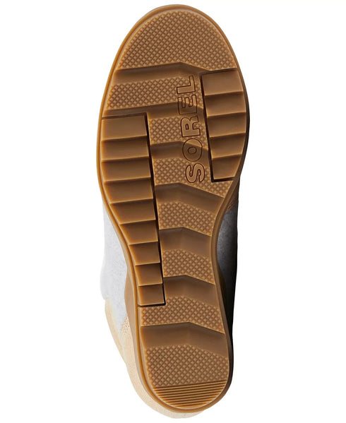 SOREL Women's Evie Lace-Up Wedge Ankle Booties Ceramic Size 7.5M