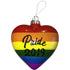 TMD Holdings Rainbow Pride 2019 Love Is Love Christmas Ornament 4" H
