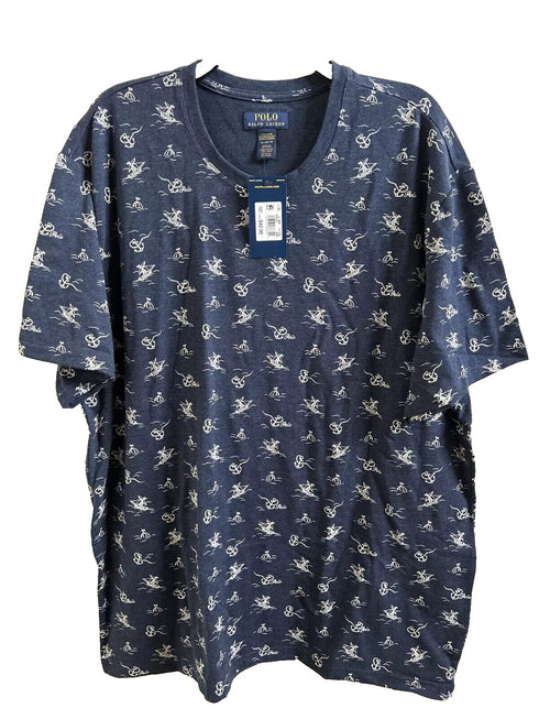 Polo Ralph Lauren Men’s Short Sleeve Pajamas Shirt Anchor Print XL