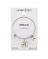 UNWRITTEN "Live Your Dream" Stars Bangle Bracelet in SS & Rose Gold-Tone
