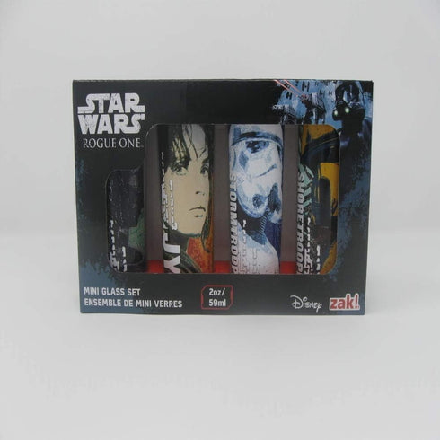 Zak Drinkware Set - Rogue One: A Star Wars Story Mini Shot Glasses 4 pack - 2oz