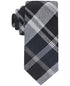 Calvin Klein Men's Seasonal Plaid Tie Black