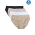 Karen Neuburger Womens Hi-Cut Underwear With Lace, 4 Pack Panty Size Small