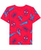 SPIDER-MAN Hybrid Toddler Boys Spiderman All Over Print Short Sleeve T-shirt 2T
