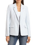 Bagatelle Womens Solid Office One-Button Blazer Blue Size L