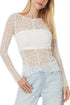 Free People Women's Most Likely Layering Top Ivory Size S