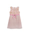 Rare Editions Little Girls Pleated Dress with Embroidered Bodice Pink Size 4T