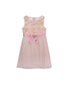 Rare Editions Little Girls Pleated Dress with Embroidered Bodice Pink Size 4T