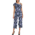 TOMMY HILFIGER NEW Women's Paisley Floral One-shoulder Belted Jumpsuit Size 4