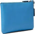 COACH Small Wristlet - CH818 Pool (Blue) Polished Pebble Leather $95