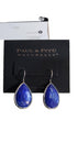 Paul & Pitu Naturally Faceted Stone Teardrop Earrings Msrp $140