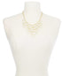 Inc Bead & Imitation Pearl Flower Statement Necklace $54.50