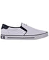 TOMMY HILFIGER Men's Roaklyn Twin Gore Slip-On Sneakers White Size 9.5M
