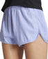 adidas women's Pacer Ribbed Shorts Bluspa S