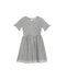 RARE EDITIONS Big Girls Stripe Knit Dress Gray Size 16