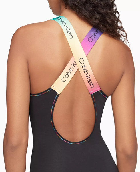 CALVIN KLEIN MODERN COTTON Pride Bodysuit QF6582 Rainbow Size Small