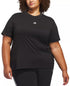 adidas Plus Size Essentials Logo T-Shirt Black 2X