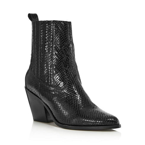 Aqua Women's Ciao Pointed Toe Booties Black Size 7 M