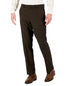 Perry Ellis Portfolio Men's Modern Fit Solid Resolution Pants Major Brown 30x30