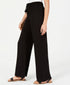 Be Bop Juniors Wide-Leg Soft Pants - Black Small Short