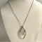 CHARTER CLUB silver-tone double circle pendant necklace 18"