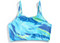 ID Ideology Toddler Girls Brushstroke Swimsuit Top Butterfly Blue Size 3T