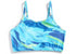 ID Ideology Toddler Girls Brushstroke Swimsuit Top Butterfly Blue Size 3T