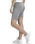 HUE Women's Essentials High Rise Biker Shorts Size Medium Granite Gray