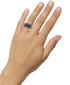 Inc Gold-Tone size 7 Green Stone Pave Statement Ring $34