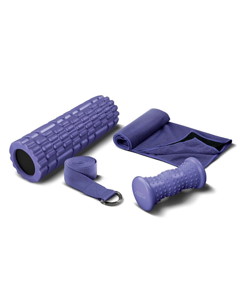 Lomi Fitness Recovery Kit 4-Piece Home Fitness Set, Purple