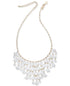 Inc Bead & Imitation Pearl Flower Statement Necklace $54.50