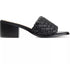 Journee Collection Women s Fylicia Woven Block Heel Slide Sandals Black 7.5M
