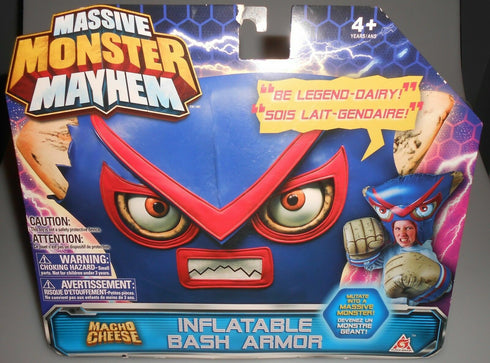 Massive Monster Mayhem Inflatable Bash Helmet and Gloves NEW SEALED NickToons
