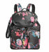 Steve Madden Lily Backpack w/ Removable Belt Bag Black & Pink Floral