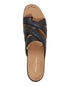 Easy Spirit Women's Westly Strappy Slip-On Sandals Black Size 9.5W