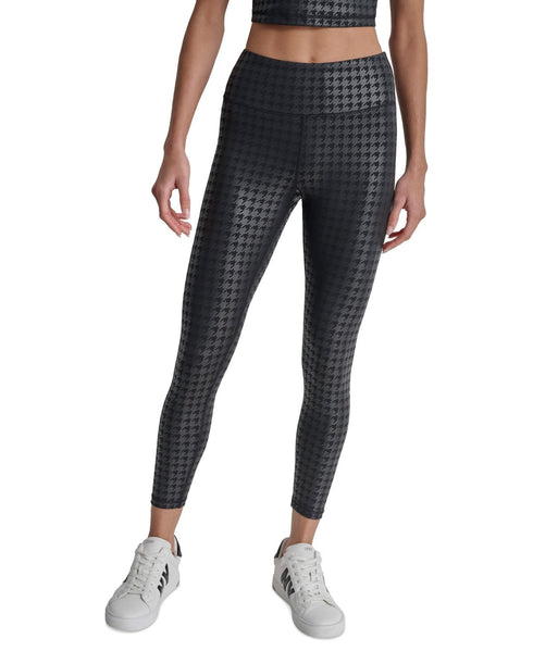 DKNY Sport Women's High-Rise 7/8 Workout Leggings Black XS