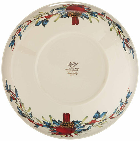 Lenox Winter Greetings Large Bowl 10.75 Inches NEW IN BOX