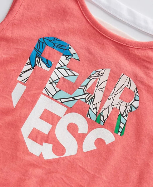 IDEOLOGY Big Girls Fearless Tank Top Dark Pink M (10/12)
