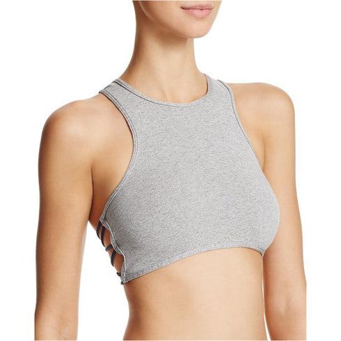 Free People Womens Bralette Sports Bra Gray Size XS/S