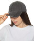 Jenni Women's Washed Baseball Hat Black One Size