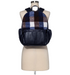 Mossimo Women's Backpack Buffalo-Check Faux Fur Navy/Browm NEW