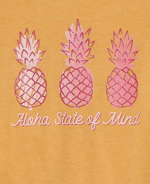 EPIC THREADS Toddler Girls Pineapple Graphic T-shirt Yellow Size 2T