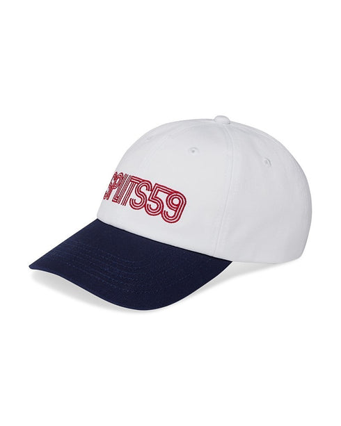 Splits59 Logo Tennis Cap White Black One Size