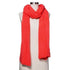 New MERONA Womens Absolutely Pink Orange Oblong Stylish Knit Scarf One Size