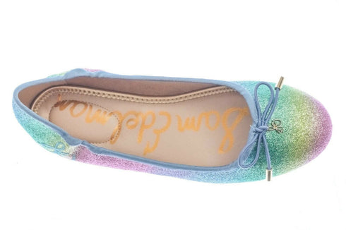 Sam Edelman Rainbow Ombre Felicia Ballet Classic Flat Girl's US Size 12 youth