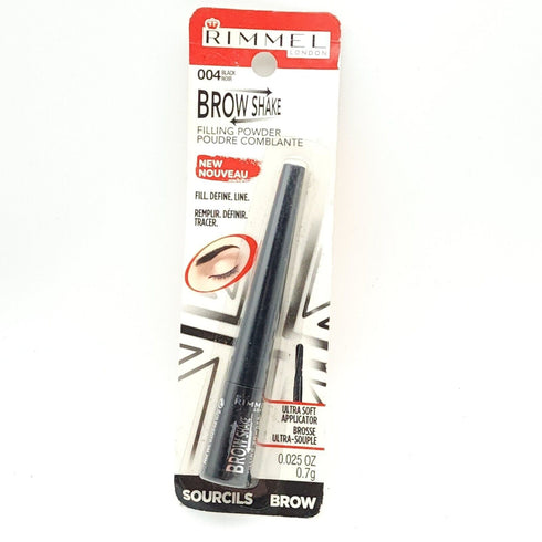 Rimmel Brow Shake Filing Powder 004 Black Fill Define Liner Shadow