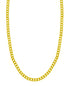 And Now This Curb Chain Necklace, Gold Plate 18" $50
